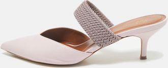 Malone Souliers X Ray Luwolt Pink Leather Maisie Mules