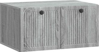vidaXL Mueble Para Tv De Pared Gris Sonoma 59,5 X 41 X 30 Cm Vidaxl