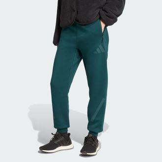 adidas Womens Z.N.E. Pants - Forest Green - Size X-Small/Small