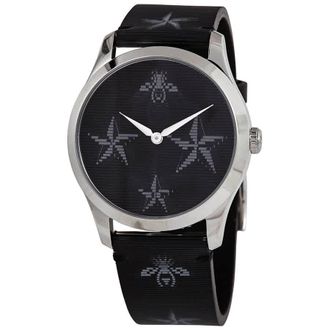 Gucci G-Timeless Quartz Black Dial Ladies Watch YA1264105