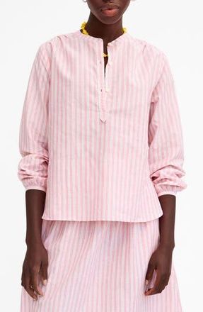 Clare Vivier St. Martin Stripe Top in Peony at Nordstrom Rack, Size Large