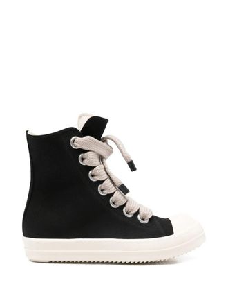Rick Owens Jumbolace Denim Sneakers
