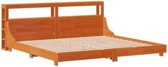 vidaXL Vidaxl - Bed Frame without Mattress Wax Brown 180x200 cm Super King Solid Wood Pine