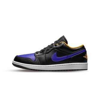 Nike Jordan 1 Low Dark Concord - unisex - Sport - Veelkleurig - Maat: 45 1/2 EU Leer
