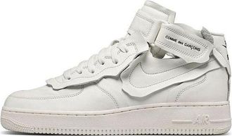 Nike x COMME des GARCONS Air Force 1 Mid Triple White DC3601-100