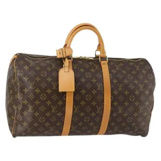 Louis Vuitton Pre-owned Weekend Bags, female, Brown, Size: ONE SIZE Pre-owned Boston Bag