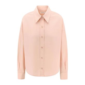 Frankie Shop Dames, Blouses & Shirts, Roze, Maat: M Katoen