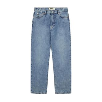 Woodbird Heren, Jeans, Blauw, Maat: W33 L32 Katoen