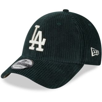 New Era 9Forty Strapback Cap - Wide Cord Los Angeles Dodgers - One Size Forest Green
