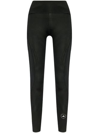 adidas by Stella McCartney TruePurpose Optime 7/8 leggings - women - Recycled Elastane/Recycled Polyester - 2XS - Black