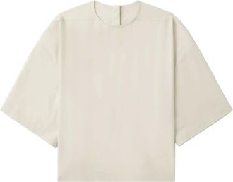 Rick Owens oversized sleeve t-shirt - women - Cotton - 38 - White