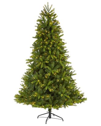 Nearly Natural 7Ft. New Haven Spruce Natural Look Artificial Christmas Tree