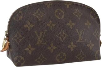 Louis Vuitton Pre-owned Vintage Canvas Clutch - Dames - Vintage Clutch - Bruin - ONE Size - Vintage