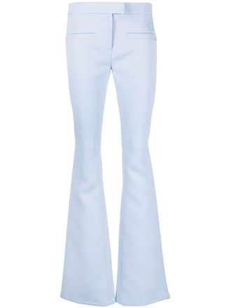 Courrèges flared trousers - Blue