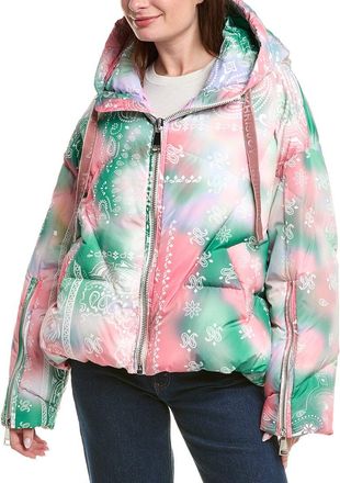 Khrisjoy Khris Bandana Velour Puffer Jacket