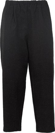 Apuntob Pleated Elastic Waist Tapered Pants