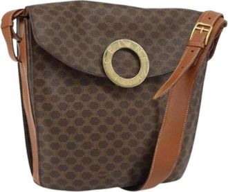 Celine Pre-owned Cross Body Bags, female, Brown, Size: ONE SIZE Pre-owned Plastic Cross Body Bag