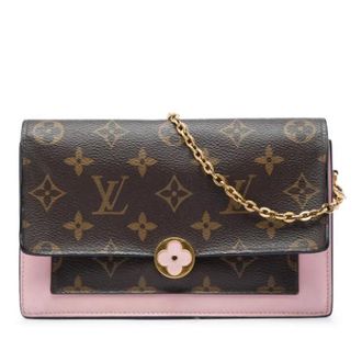 Louis Vuitton Pre-owned Flore Crossbody Tas - Dames - Pre-owned - Bruin - Maat: ONE Size Leer