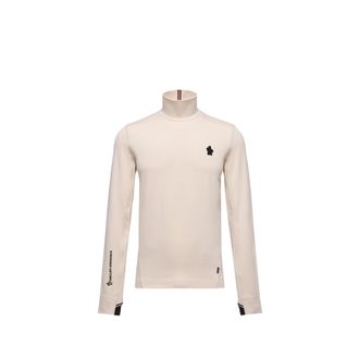 Moncler Moncler Polartec Turtleneck, Men, White, Size: Xxl