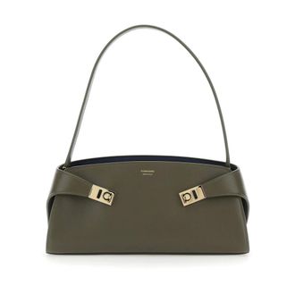 Ferragamo Dames, Tassen, Groen, Maat: ONE Size