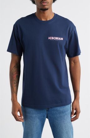 Icecream Menu Graphic T-Shirt in Black Iris at Nordstrom, Size Xx-Large