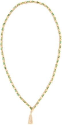 Alanui Gehaakte Ketting met Versieringen - Dames - Kettingen - Geel - ONE Size - Katoen - Accessoires