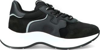 Hogan Panelled Lace-up Sneakers - Dames - Sneakers - Veelkleurig - 35 EU - Leer - Schoenen