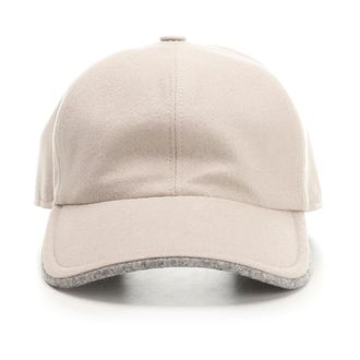 Barba Wool Baseball Hat - male - Barba - Hats & Caps - Beige - M - Accessories