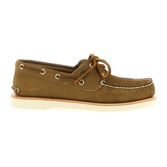 Timberland Loafers - Heren - Bootschoenen - Groen - 40 1/2 EU - Leer - Schoenen