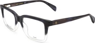 Rag & Bone Rag & Bone Mens 53mm Grey Horn Opticals