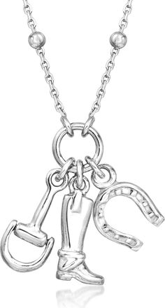 Ross-Simons Italian Sterling Silver Southwestern Charm Necklace