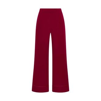 Maliparmi Pantal&oacute;n Tecno Jersey - Trousers - Mujer - Rojo - 2XL