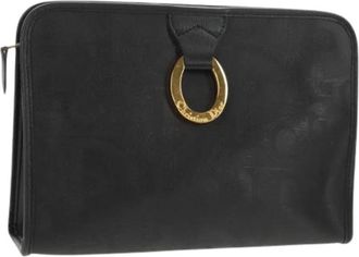 Dior Pre-owned Clutches, female, Black, Size: ONE SIZE Pre-owned Plastic Clutch Bag