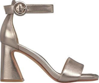 Alma En Pena Sandaal met Hak en Armband - Dames - Sandalen met hakken - Bruin - 38 EU - Schoenen