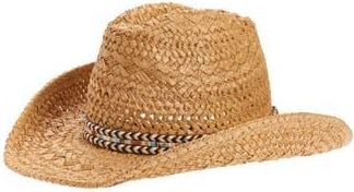 Vince Camuto Straw Cowboy Hat in Tan at Nordstrom Rack