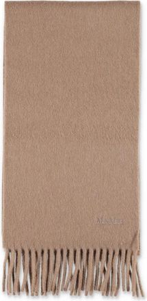 Max Mara Scilli Scarf - Dames - Wintersjaals - Bruin - ONE Size - Wol - Accessoires