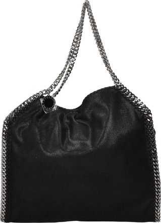 Stella McCartney Stella McCartney Borse a Spalla Falabella Donna Eco Camoscio Nero/Nero