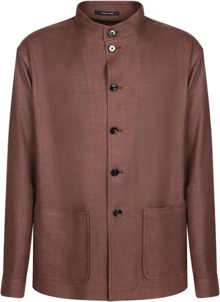 Tagliatore G30019 M1088 Jacket - Heren - Zomerjassen - Bruin - M - Jassen