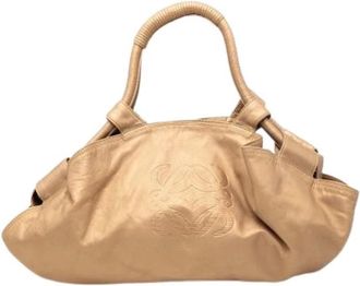 Loewe Pre-owned Aire Handbag - Dames - Vintage Handtas - Beige - ONE Size - Leer - Vintage