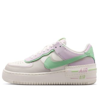 Nike (WMNS) Nike Air Force 1 Shadow White Purple Green DZ1847-116