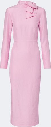 Roland Mouret Bow-detail jacquard cocktail dress