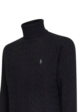 Polo Ralph Lauren Cable-Knit Wool & Cashmere Sweater - Black