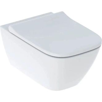 Keramag Keramag - Geberit Smyle Square Set Wc Suspendido, Forma Cerrada, Sin Borde