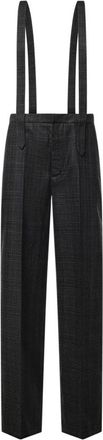 Dondup Wide Broeken - Dames - Straight fit broeken - Grijs - M - Broeken