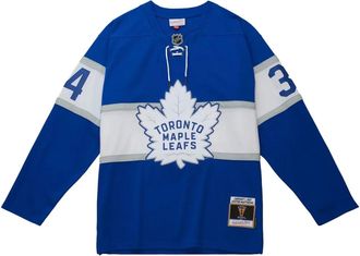 Mitchell & Ness T-shirt Auston Mathews Toronto Maple Leafs 2017 - Blu