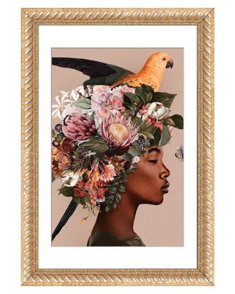 iCanvas Woman & Flowers Iv By Danilo De Alexandria Wall Art