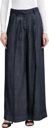 Karl Lagerfeld Dames, Broeken, Blauw, Maat: W26 Denim