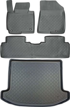OEM Juego De Alfombrillas Para Coche Y Maletero Para Kia Carens Iv Minivan (de Abril De 2013 A Agosto De 2019)