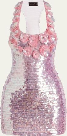 Retrof&ecirc;te Joanne Sequin Mini Dress