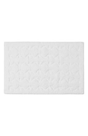 Coyuchi Diamond Shag Organic Cotton Bath Rug in Alpine White at Nordstrom